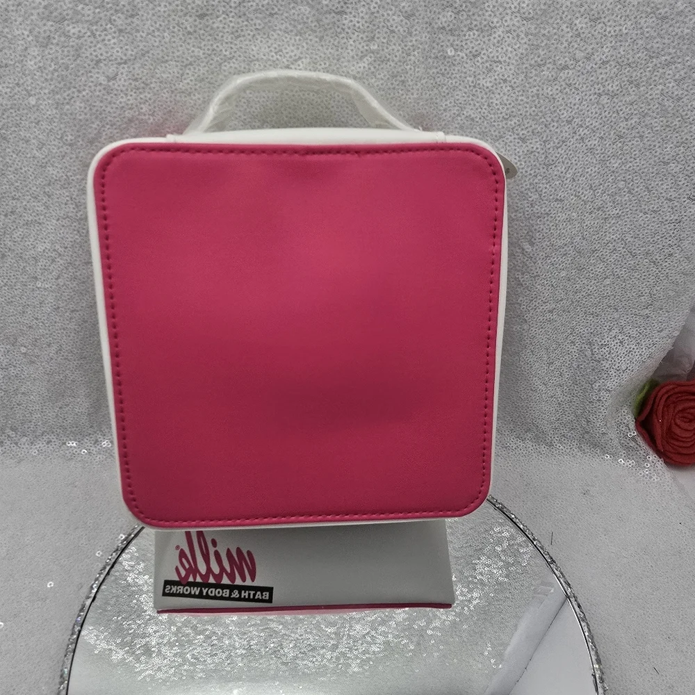 Bath & Body Works Milk Bar Lunch Box Shaped Cosmetic Case & 2 Cookie Coin Purses